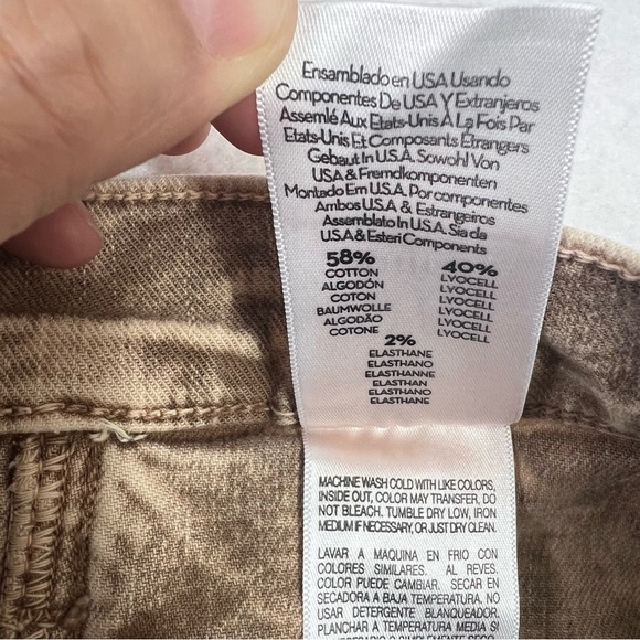 MOTHER Jeans The Swiss Army Desperado Heel Jeans in Tan Sz 28 NWT - Picture 12 of 16